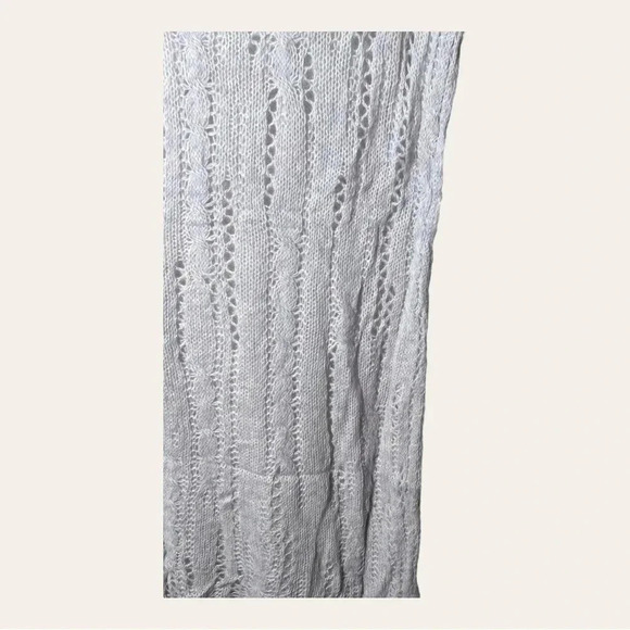 0438. Free PEOPLE SUGAR CLOUD COMBO SWEATER DRESS KNITTED TURTLE NECK MAXI LEN. - Picture 15 of 16